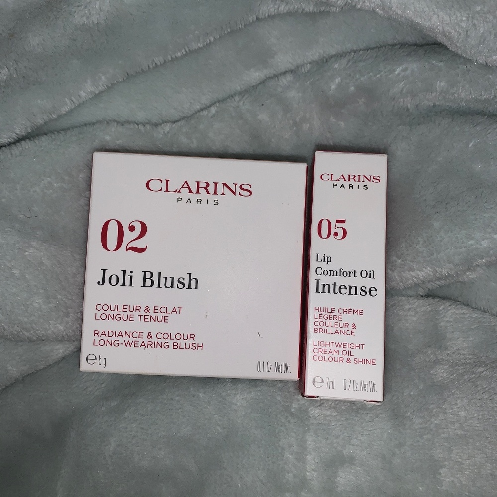 Clarins- Blush and lip oil